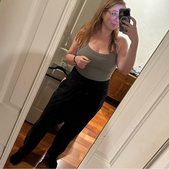 Free People Movement Hot Shot Harem Pants NWT Washed Black Size S - Picture 11 of 11